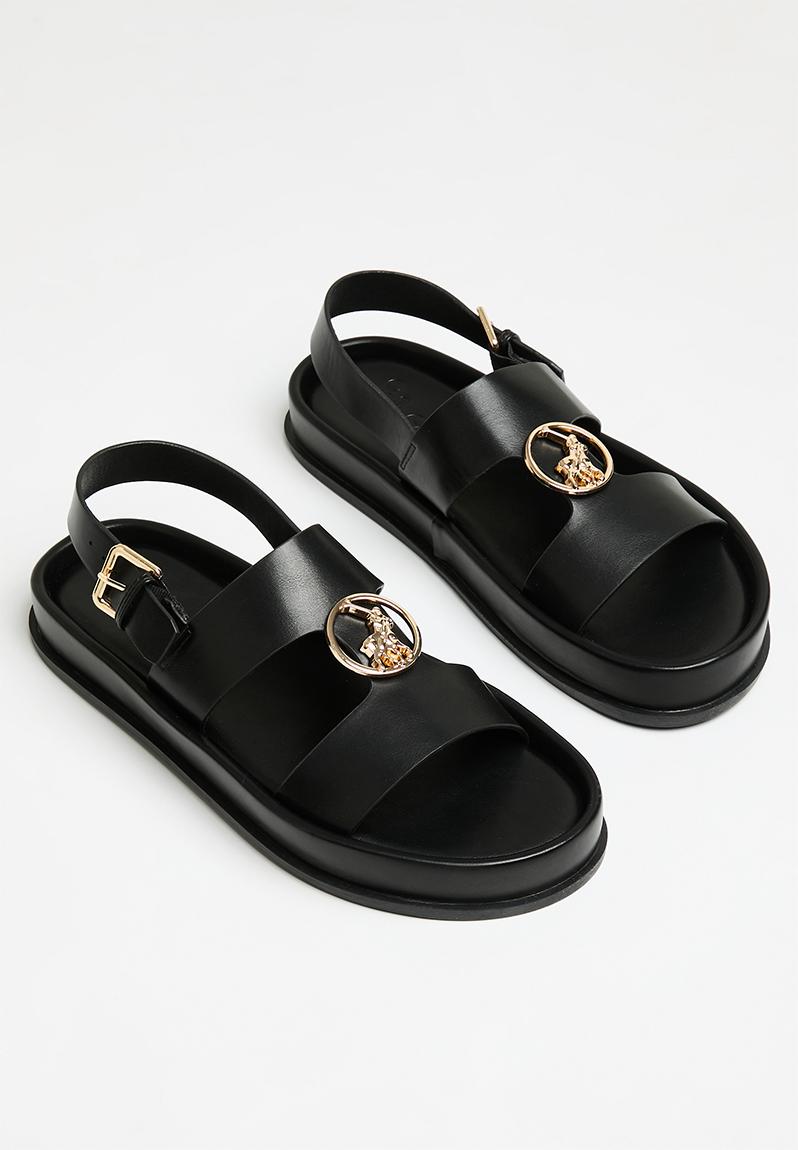Moulded unit trim sandal - black POLO Sandals & Flip Flops ...