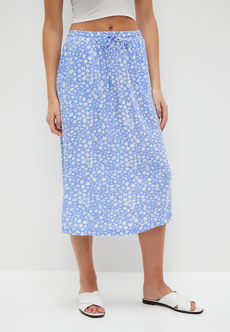 simple maxi skirt / blueberry