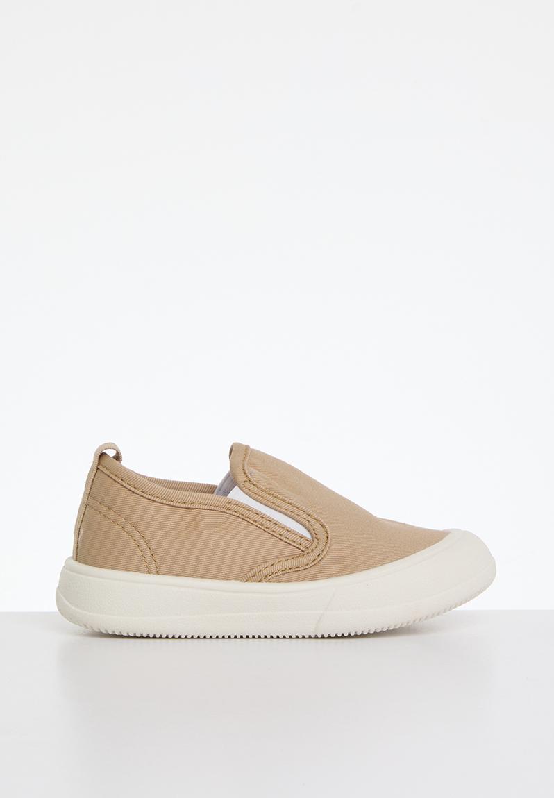 Boys slip on sneakers - khaki POP CANDY Shoes | Superbalist.com