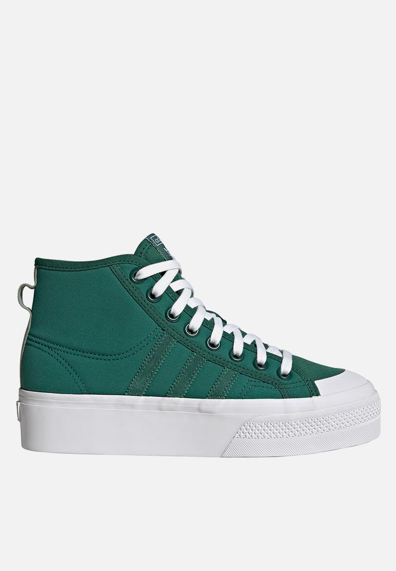 Nizza platform mid w - ig5066 - collegiate green/collegiate green