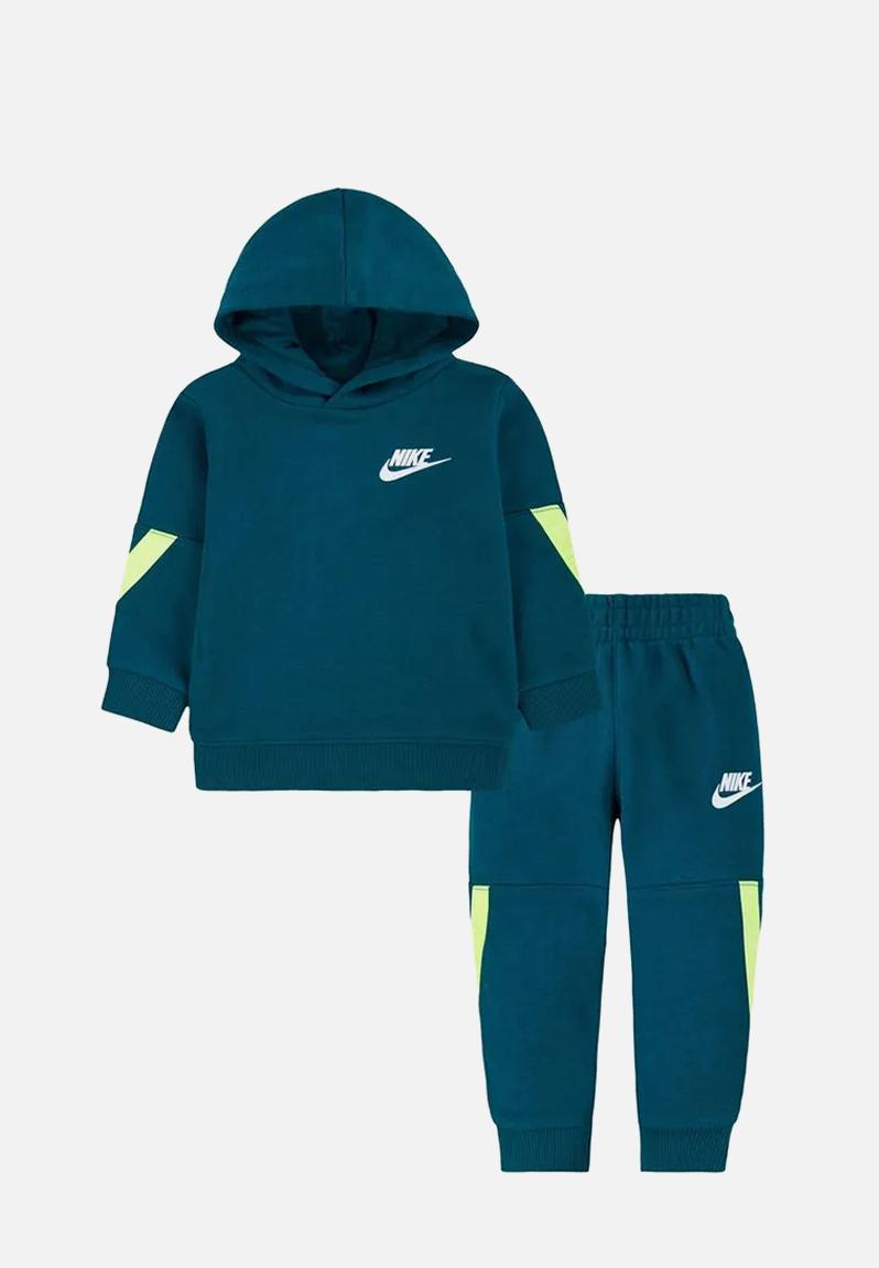 Nike sportswear club tape hoodie and joggers set - geode teal Nike Sets ...