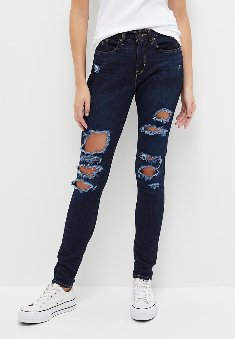 Curvy hi rise super skinny - infinite damage Levi’s® Jeans ...