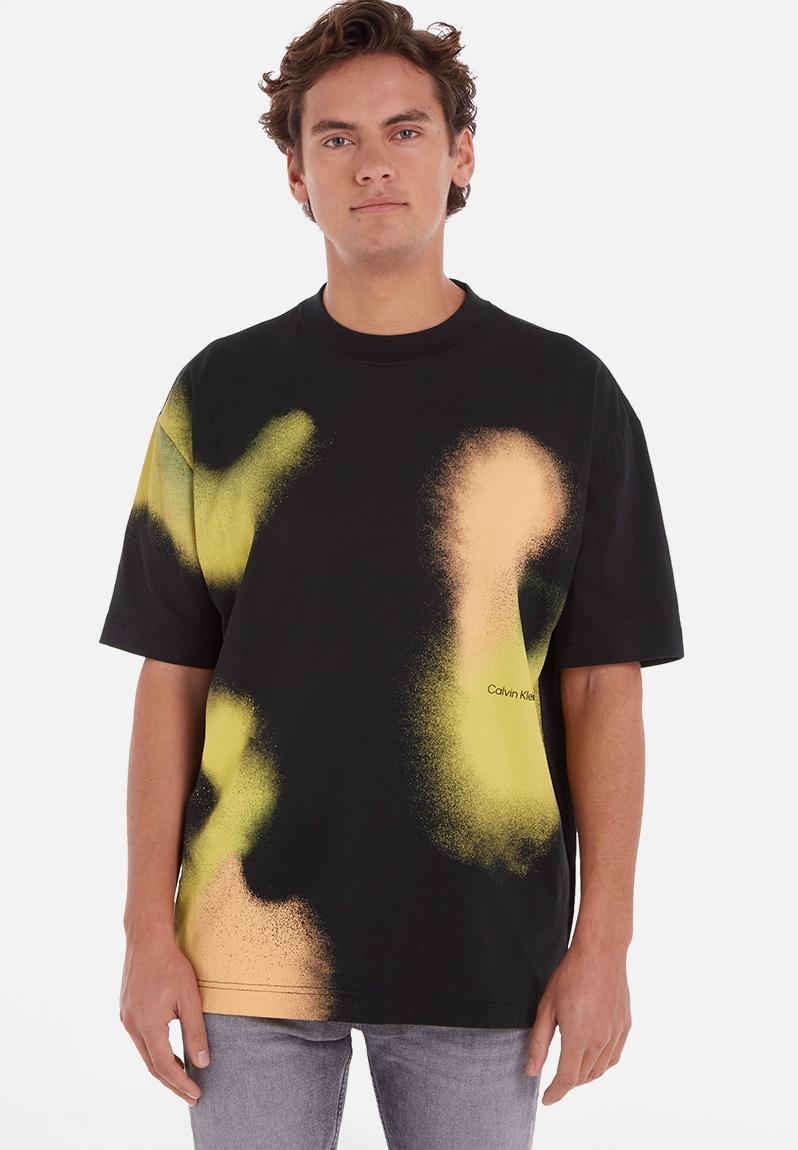 Graphic spray print tee - ck black CALVIN KLEIN T-Shirts & Vests ...