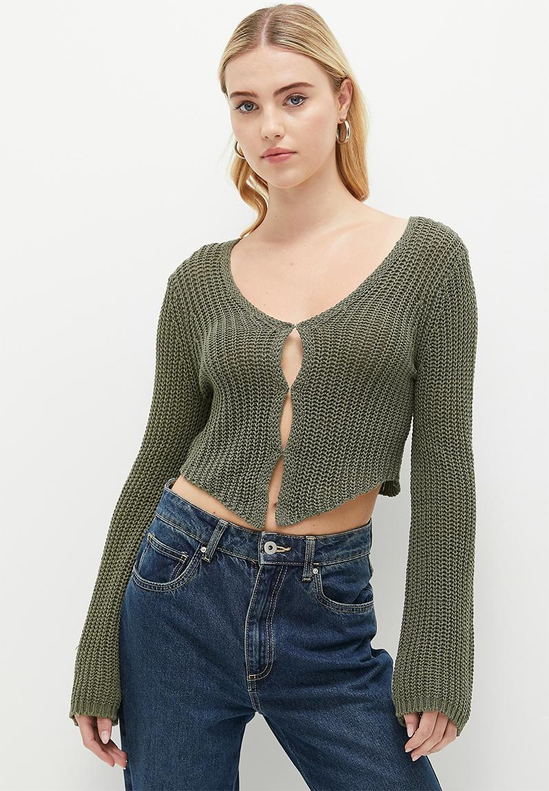 Pcjiko Ls Knit Cardigan Morel