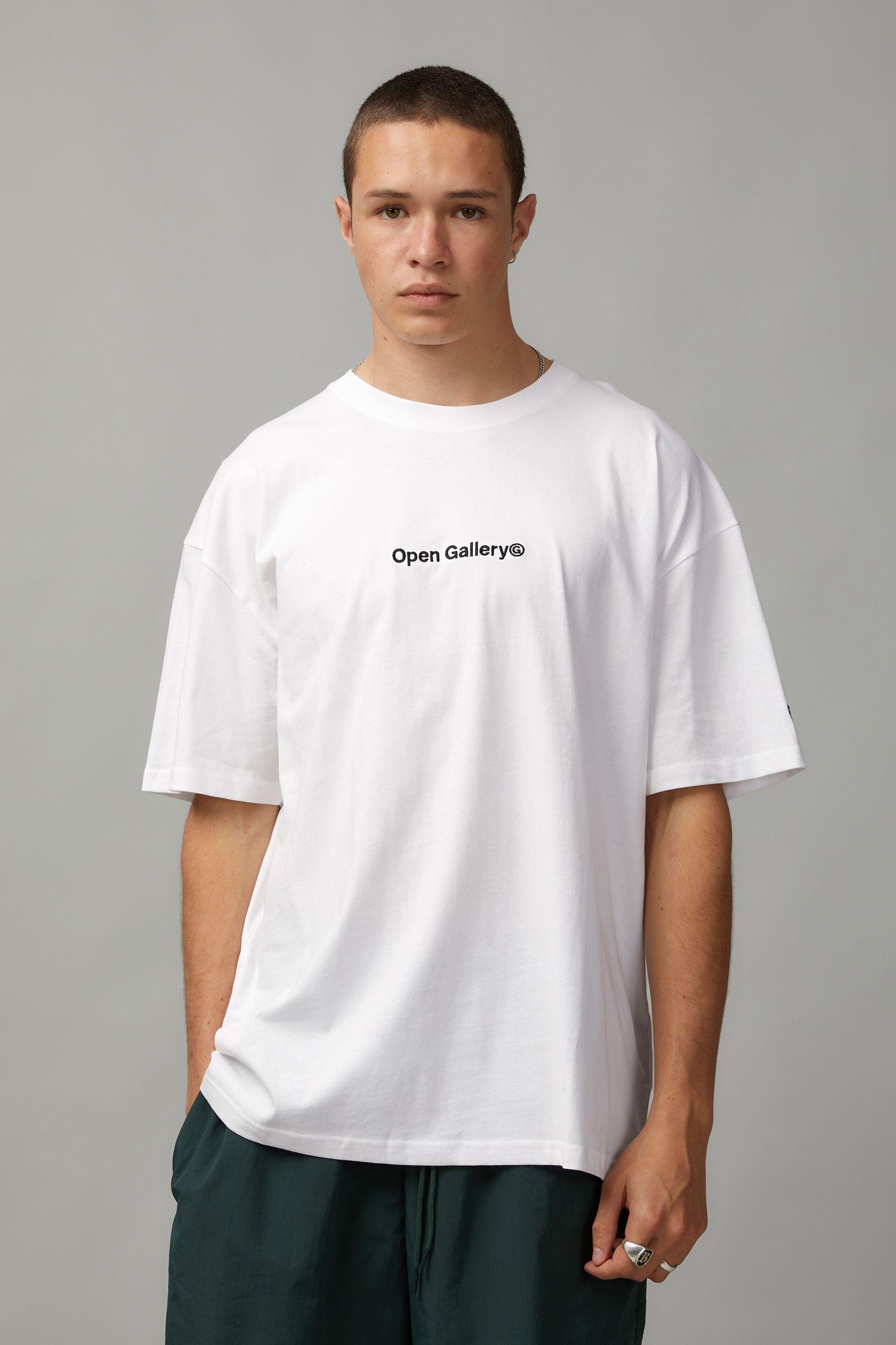 Oversized open gallery T-shirt - white/open gallery Factorie T-Shirts ...