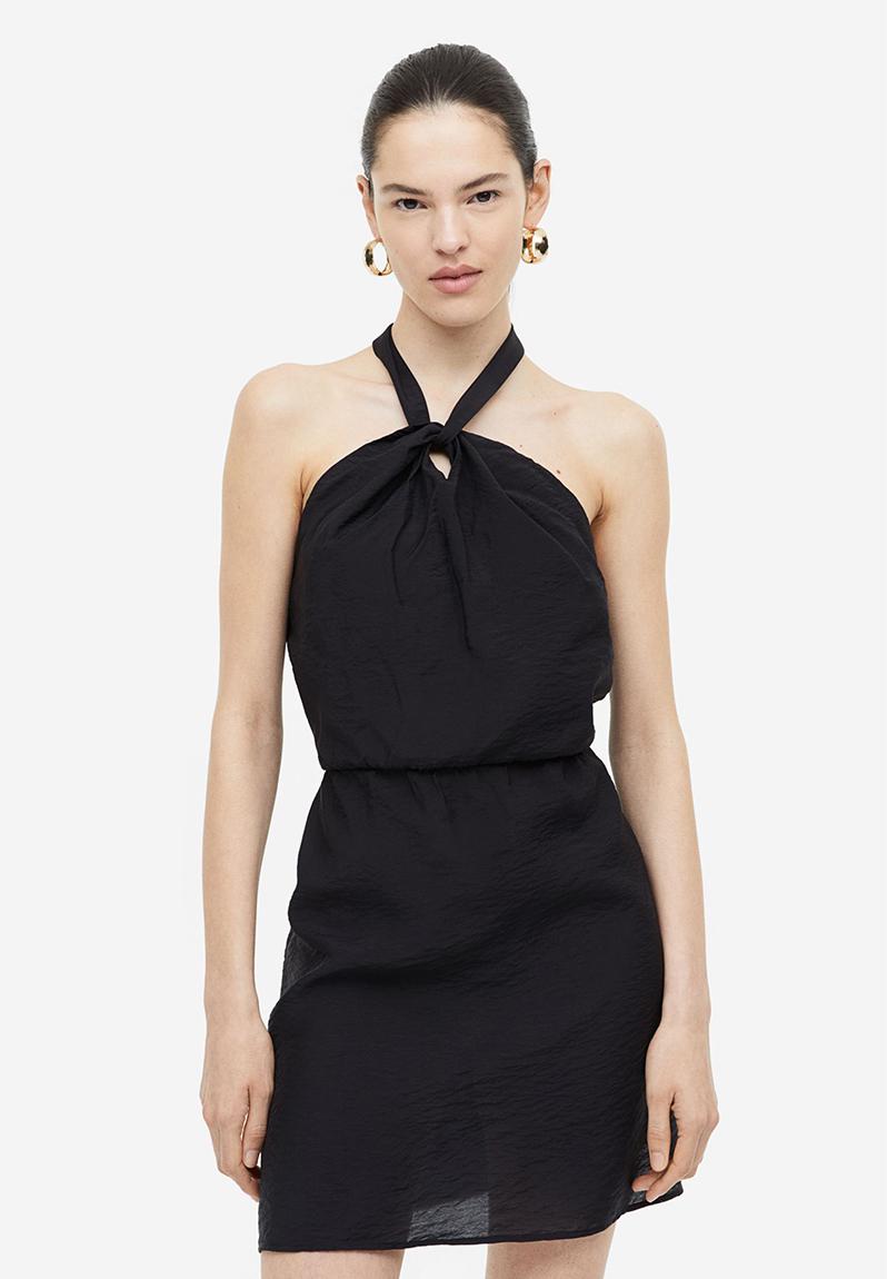 Halterneck dress - black - 1177420001 H&M Casual | Superbalist.com