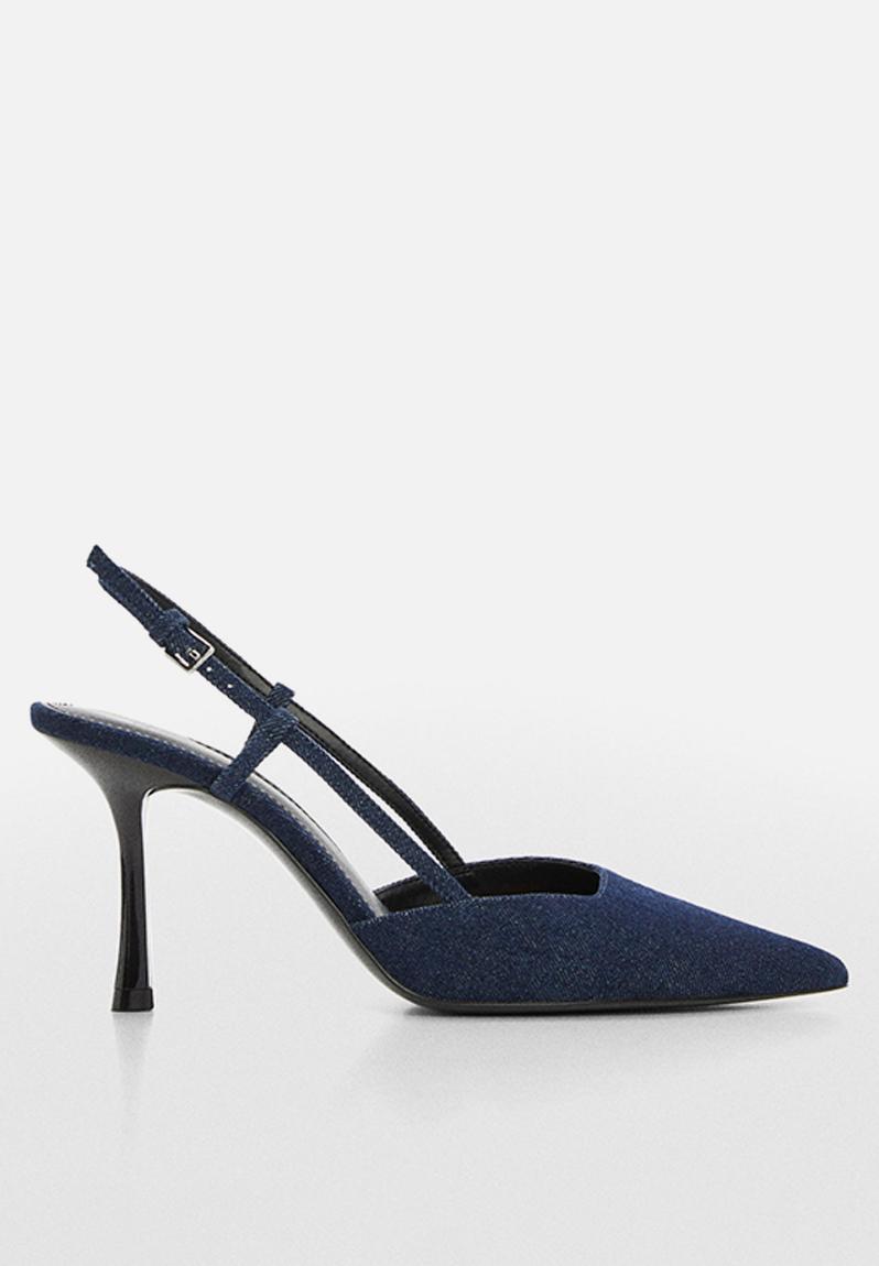 Loande slingback court - open blue MANGO Heels | Superbalist.com