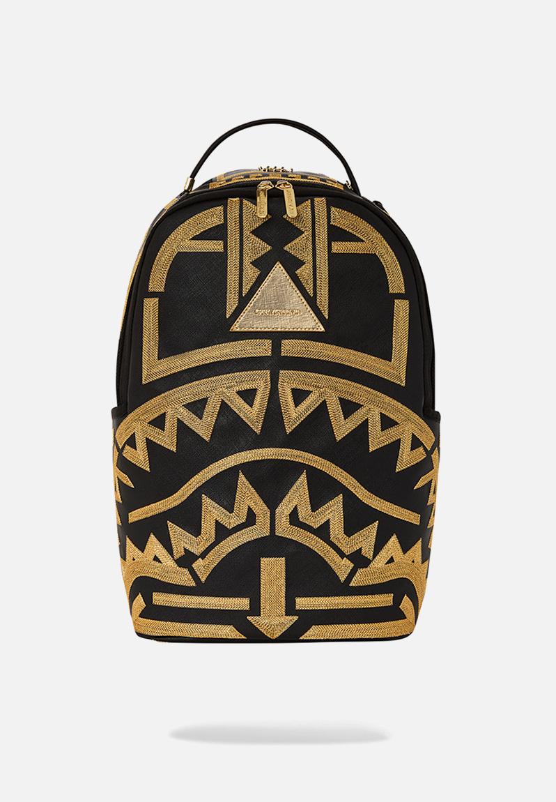 Ai tribal gold stars backpack - black/gold Sprayground Bags & Wallets ...