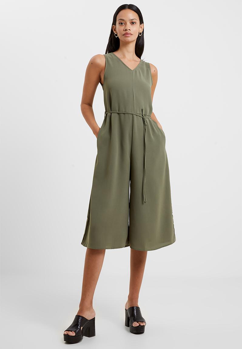 Culotte jumpsuit - khaki French Connection Jumpsuits & Playsuits ...