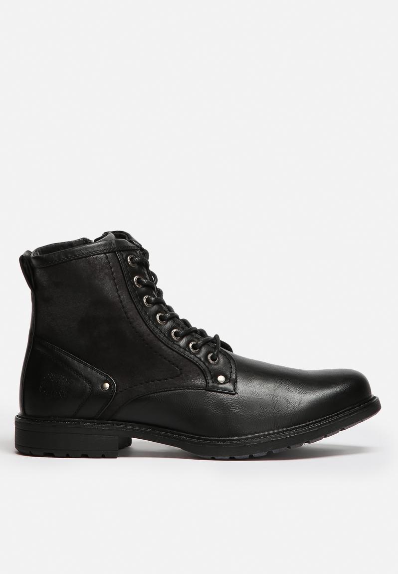 HP1370 Lace Up Boot - Black Paul of London Boots | Superbalist.com