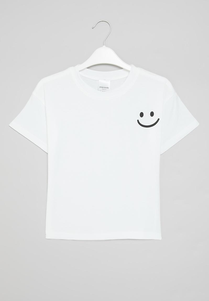 “SWEET SMILE” TEE T/C / WHT