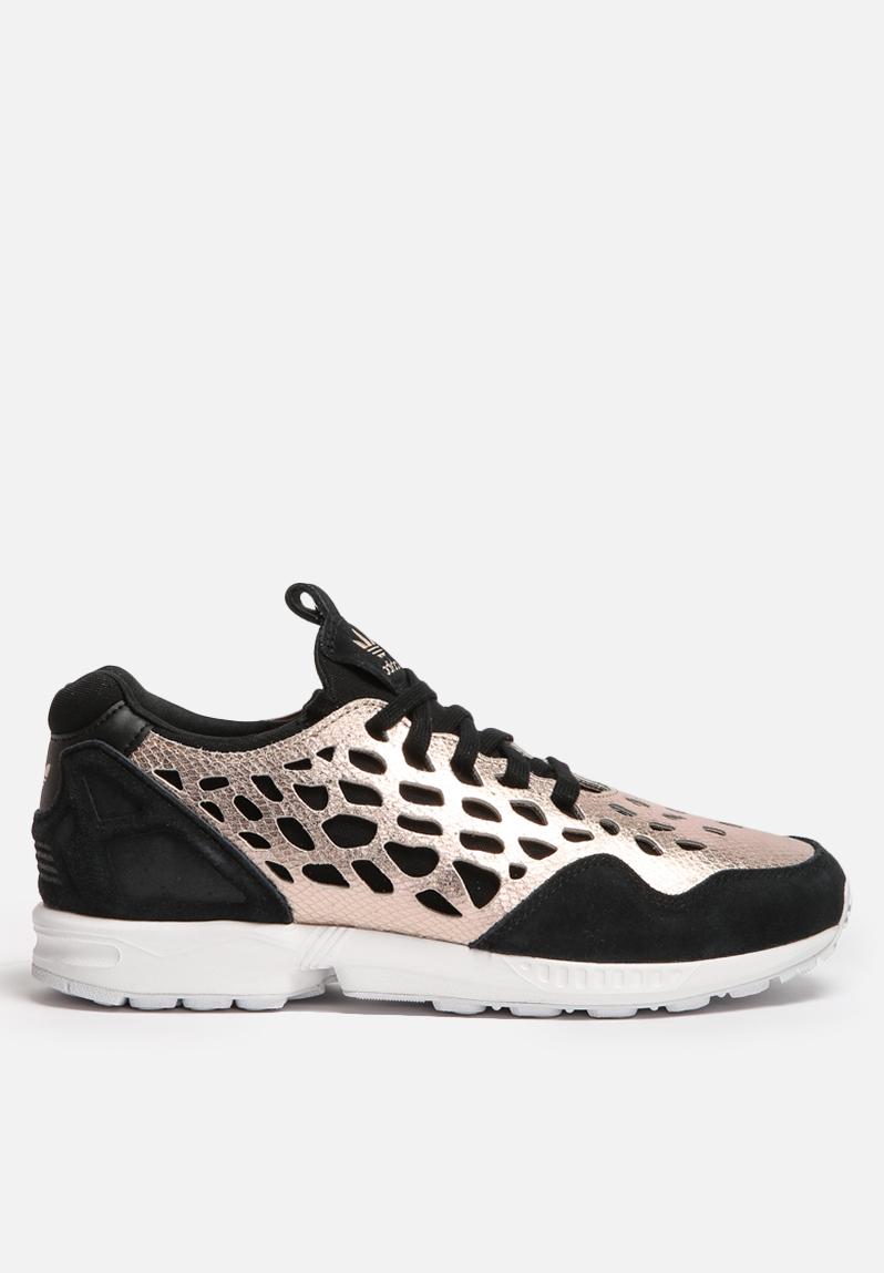 adidas zx flux black metallic copper