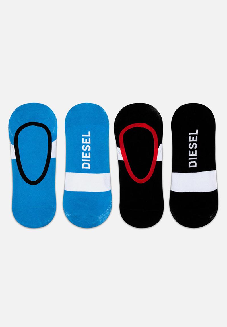 Diesel Calzini SKM-HIDEPAT-TWOPACK SOCKS 2PACK Pacco Da 2 Uomo Colore Bianco 00s0mg 0iqas 1150937