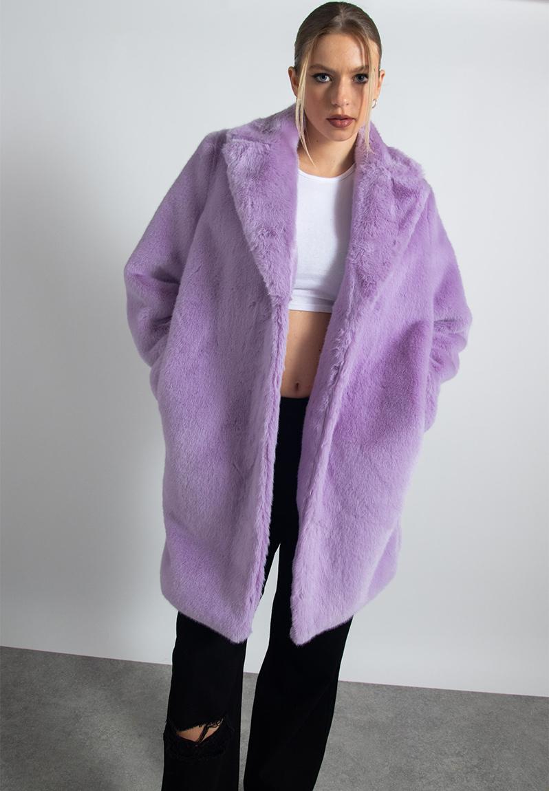 Faux fur coat - lilac Daisy Street Coats | Superbalist.com