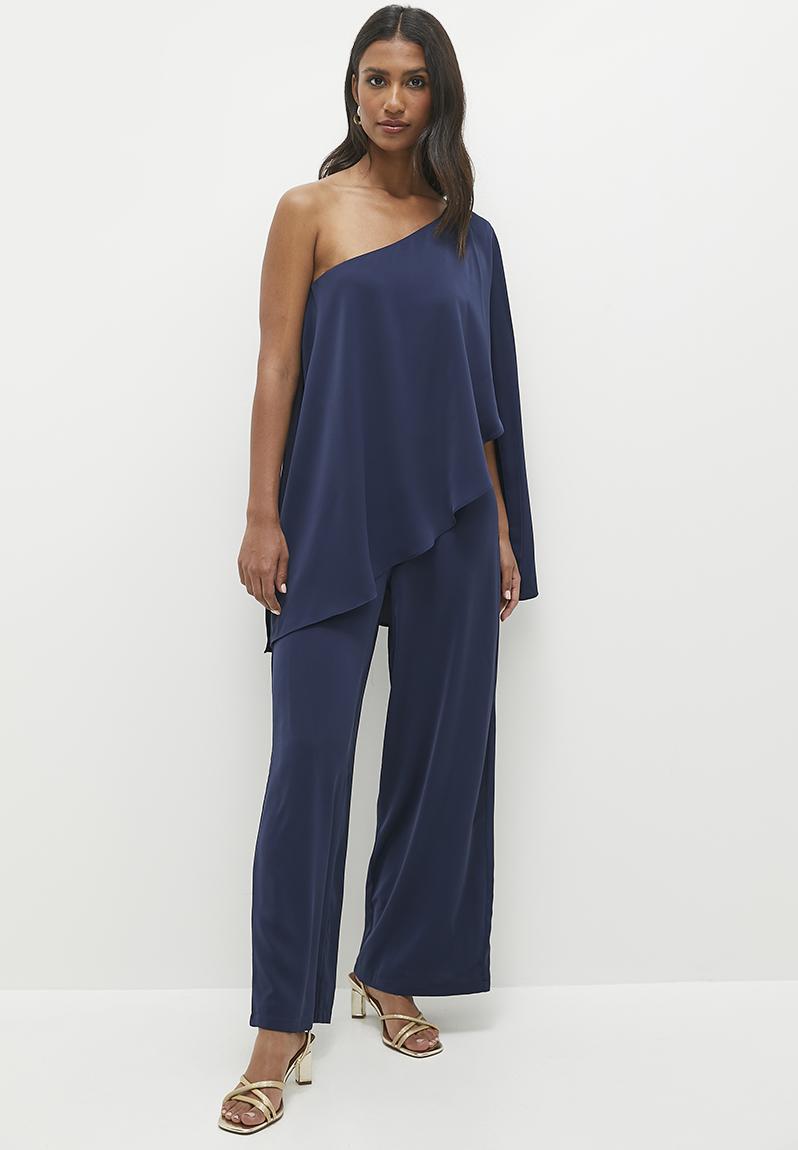 WIDE CAPE JUMPSUIT main image 0