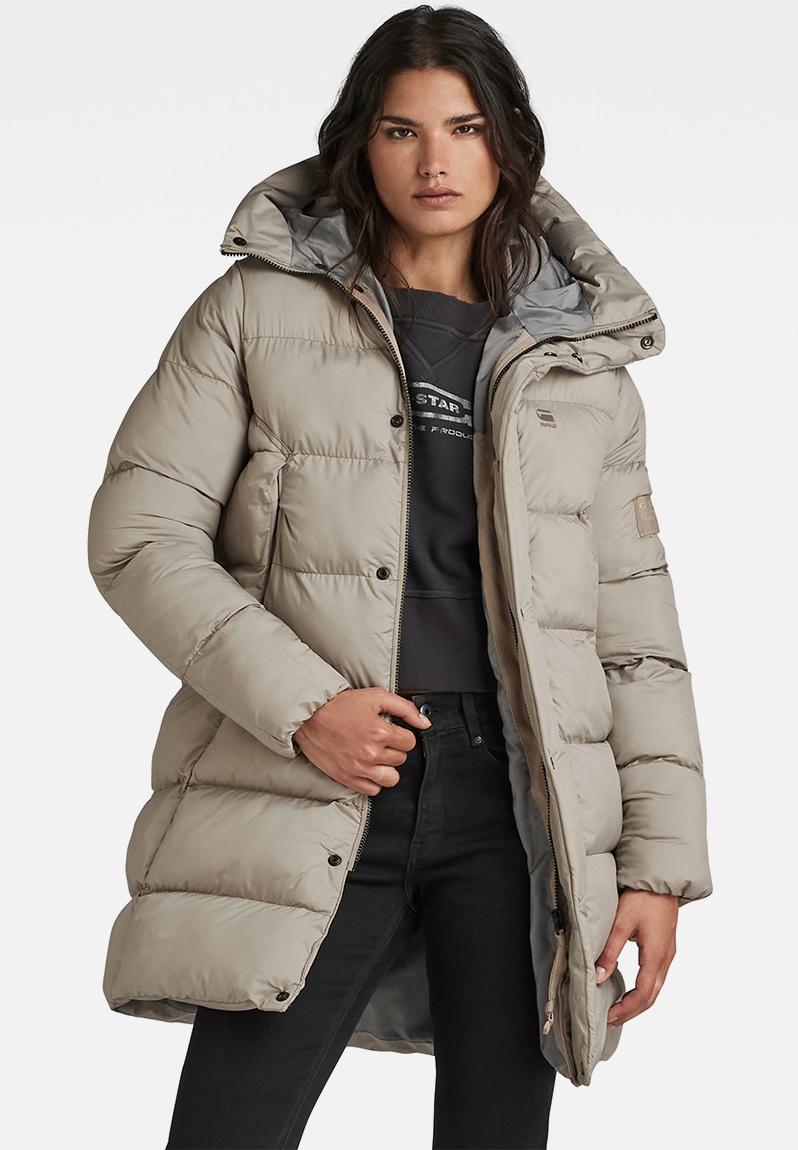 Whistler Parka Puffer wmn - elephant skin G-Star RAW Coats ...