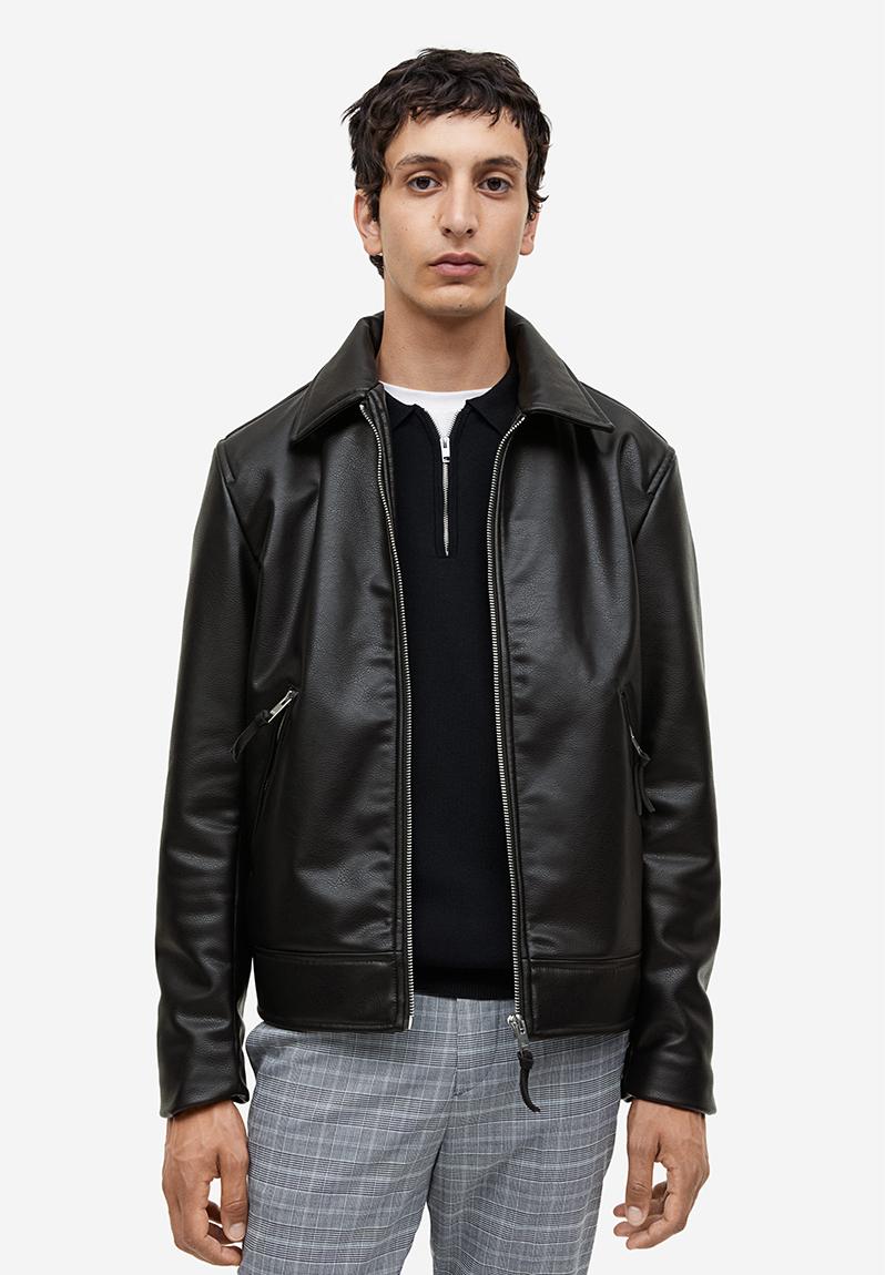 Collared jacket - black - 1170487001 H&M Jackets | Superbalist.com