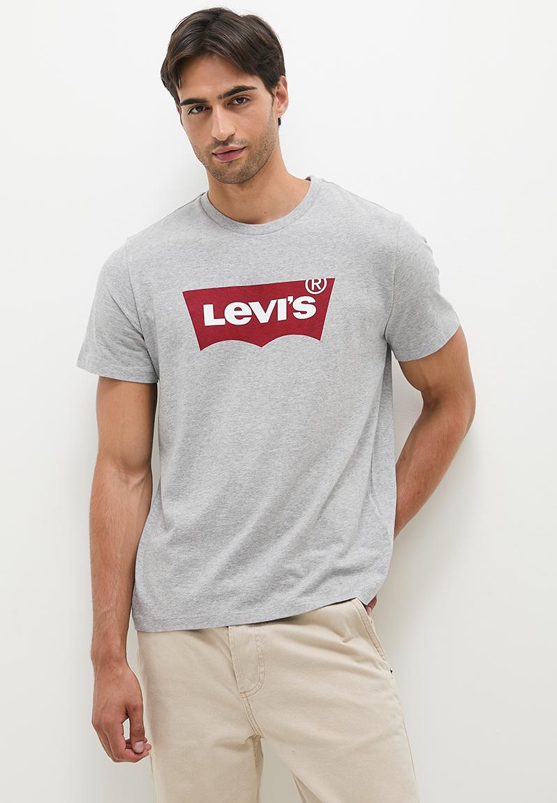 GRAPHIC SET-IN NECK GRAPHIC H215 MIDTONE HTR GREY Levi’s® T-Shirts ...