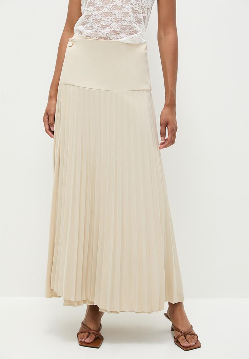 Pleated wrap skirt - sand1 Superbalist Skirts | Superbalist.com