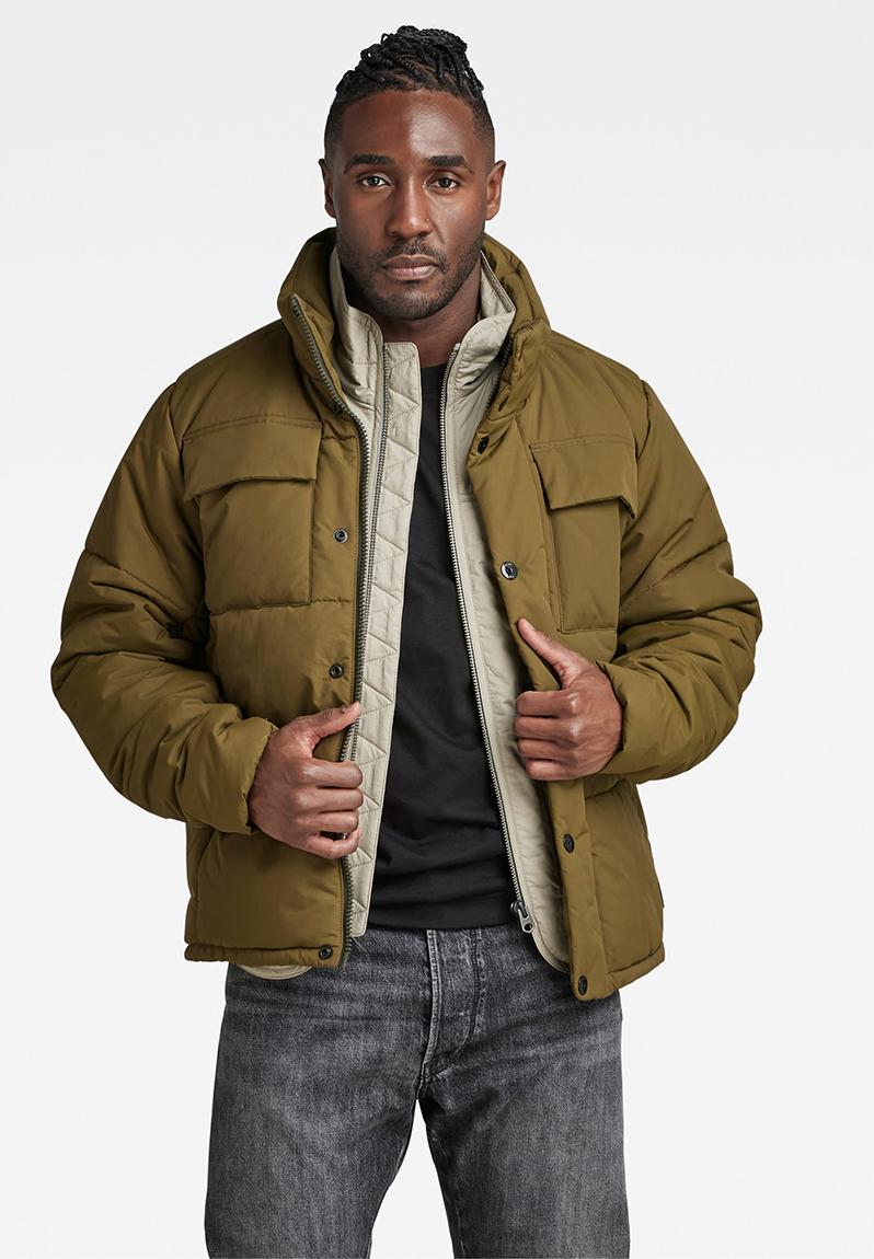 Foundation pdd jkt hide nylon r wr - dark olive G-Star RAW Jackets ...