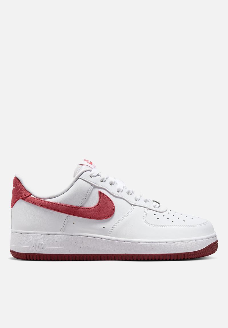 Nike Air Force 1 '07 - FQ7626-100 - White/Adobe-Team Red-Dragon Red ...