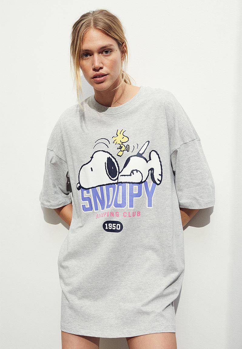 women'secret THE PEANUTS SNOOPY - Nachtjapon - blue/blauw