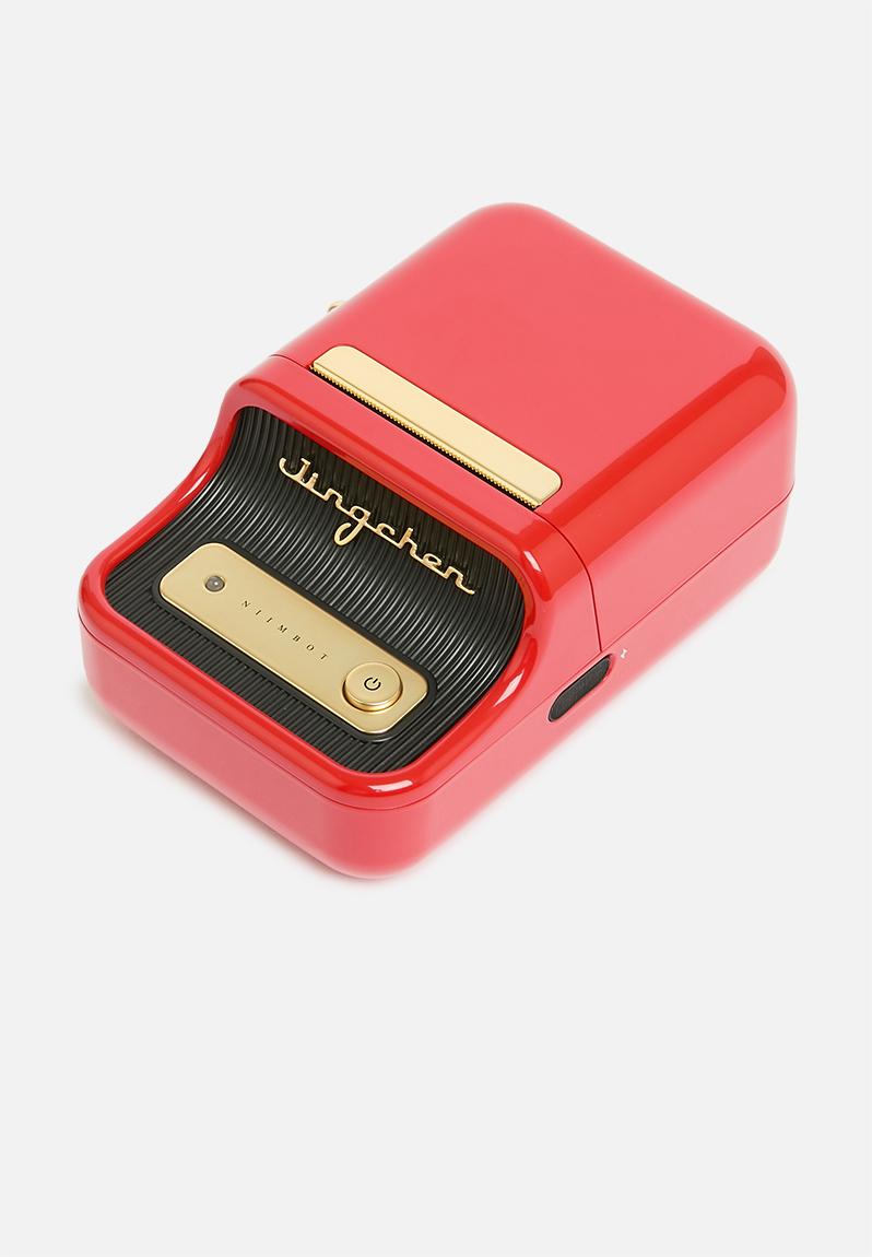 B21 Portable Thermal Label Bluetooth Printer Red Niimbot Stationery 9660