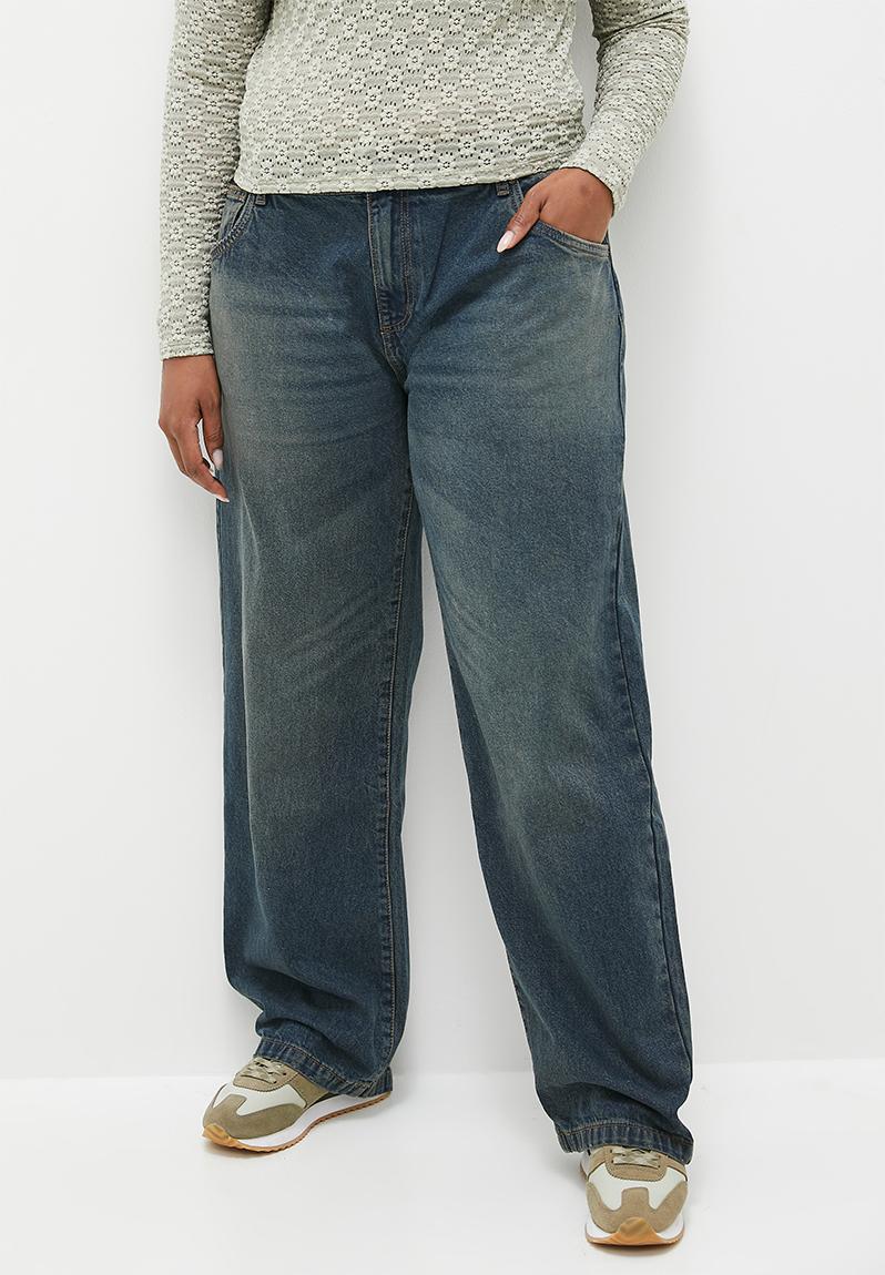 Plus Low Rise Straight Jean - Rust Blue