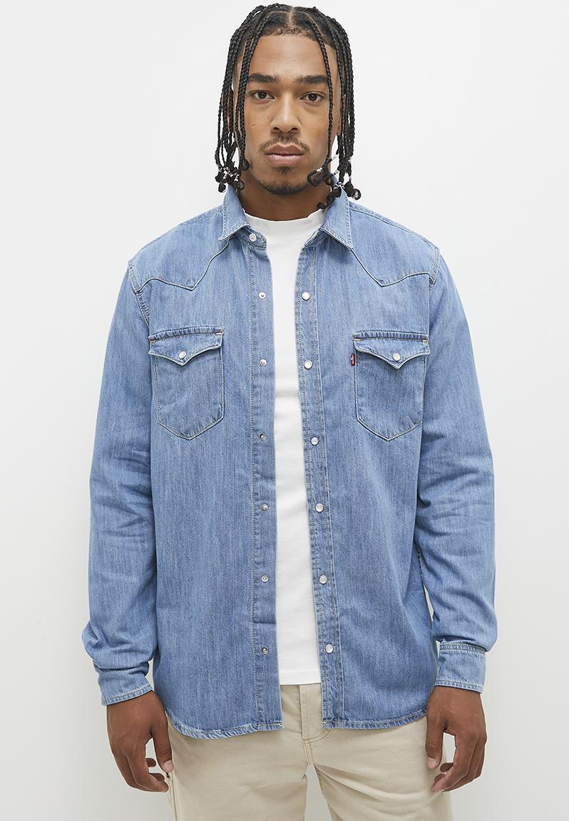 Classic western std za - franklin stone wash Levi’s® Shirts ...