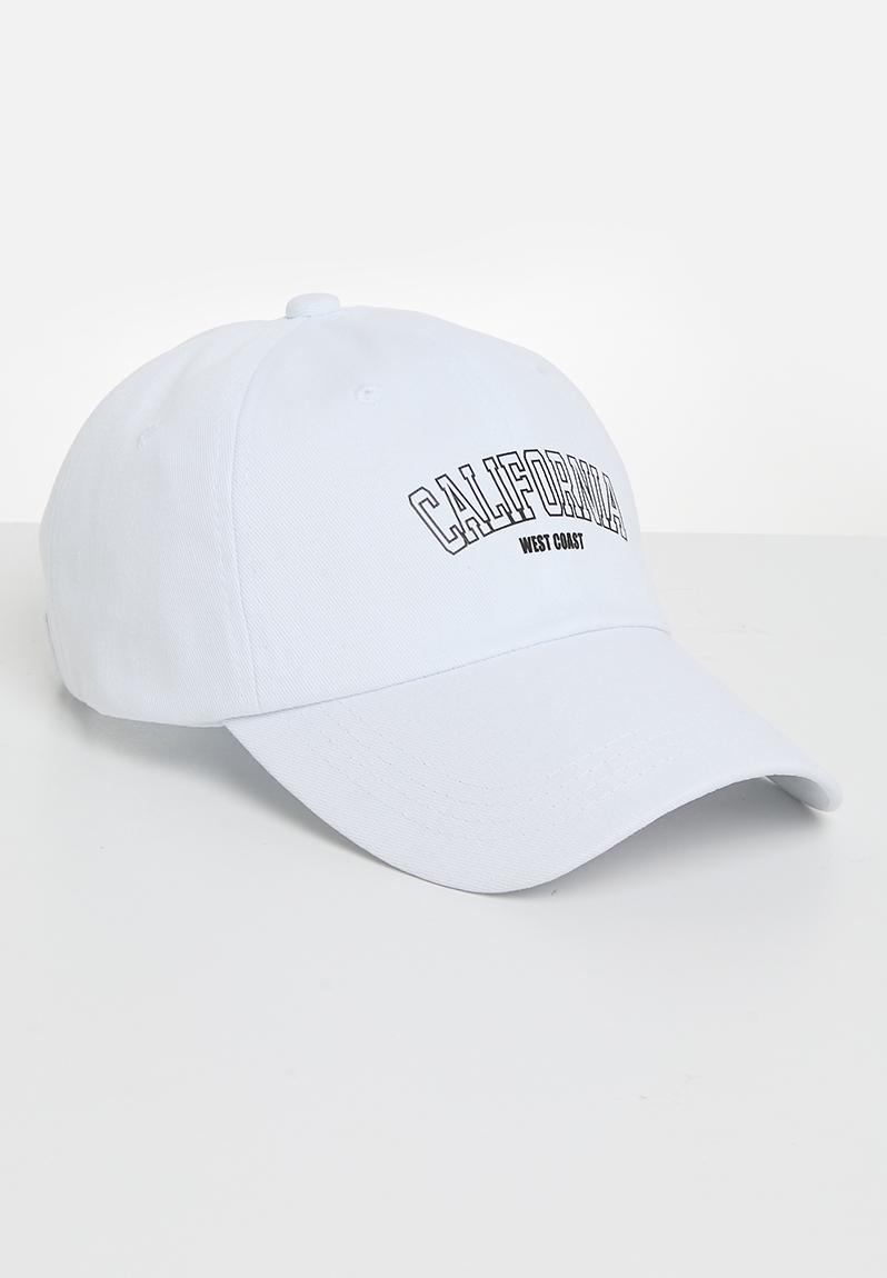 California peak cap - white Superbalist Headwear | Superbalist.com