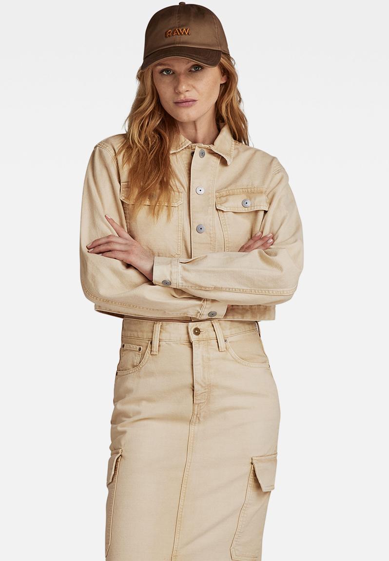 G-STAR RAW Women's Boxy Explorer Jacket, Beige/khaki (sun faded rugby tan gd D24349-D491-G551), S : Buy Online at Best Price in KSA - Souq is now