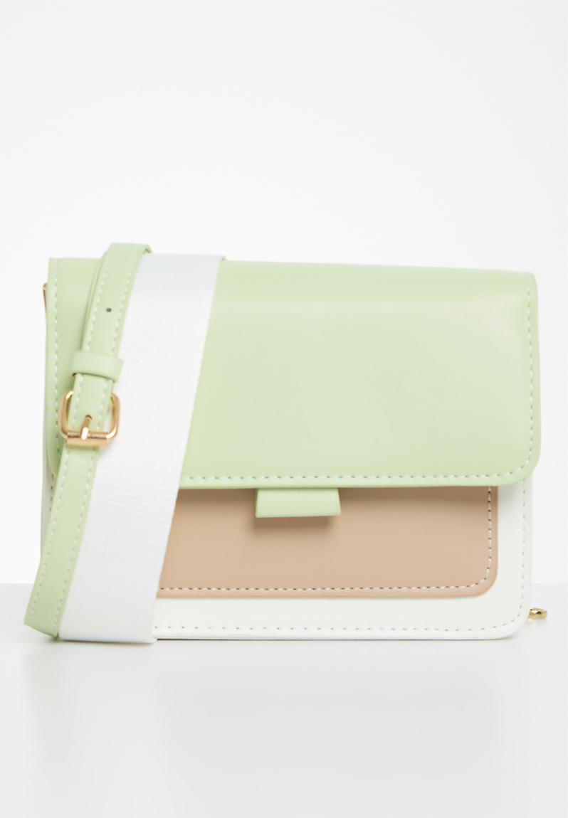 Amira crossbody bag - beige/green edit Bags & Purses | Superbalist.com