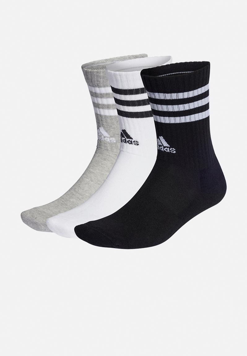 3S C SPW CRW 3P - mid-grey adidas Performance Socks | Superbalist.com