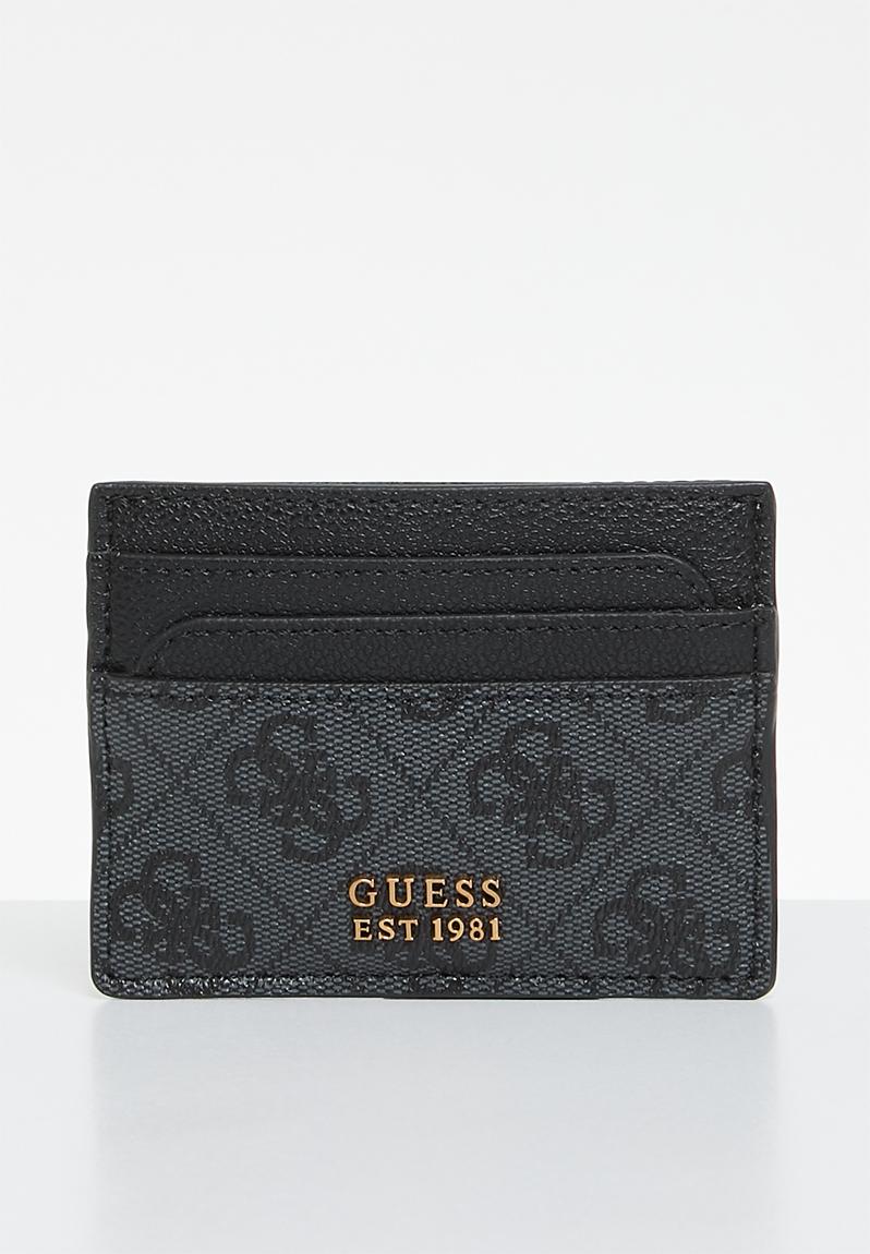 Nell logo slg card holder - black GUESS Bags & Purses | Superbalist.com