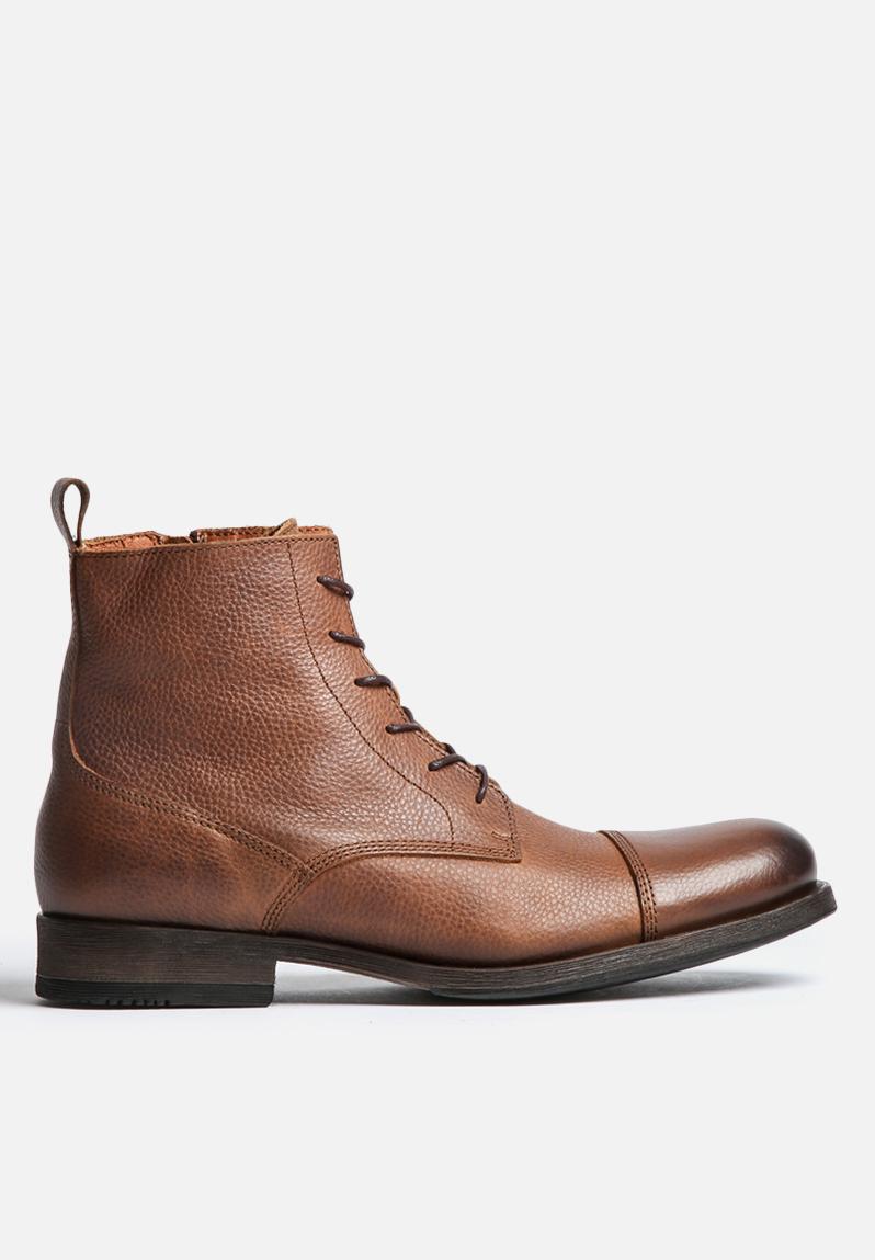 jack and jones cognac boots