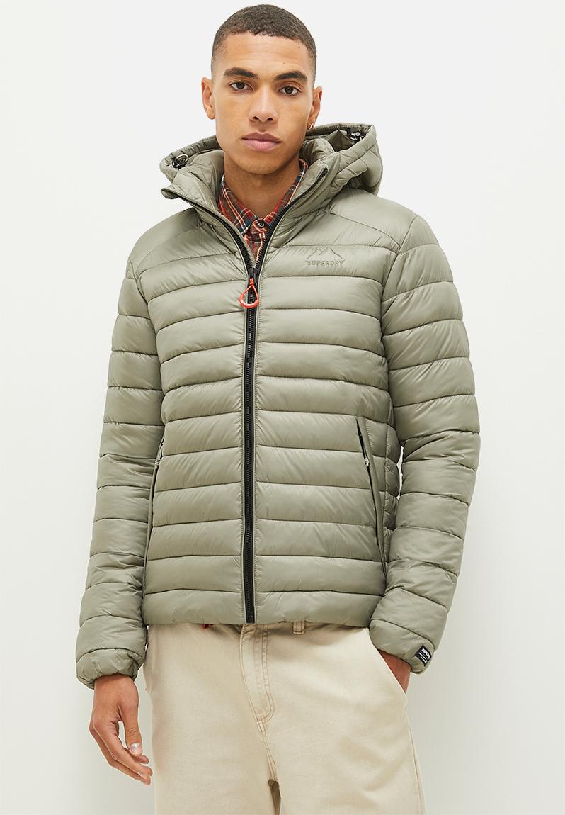 Hooded fuji sport padded jkt - green8 Superdry. Jackets | Superbalist.com