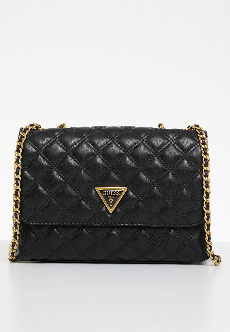 Giully 2 cmprtmnt cnvrtbl flap-black GUESS Bags & Purses | Superbalist.com