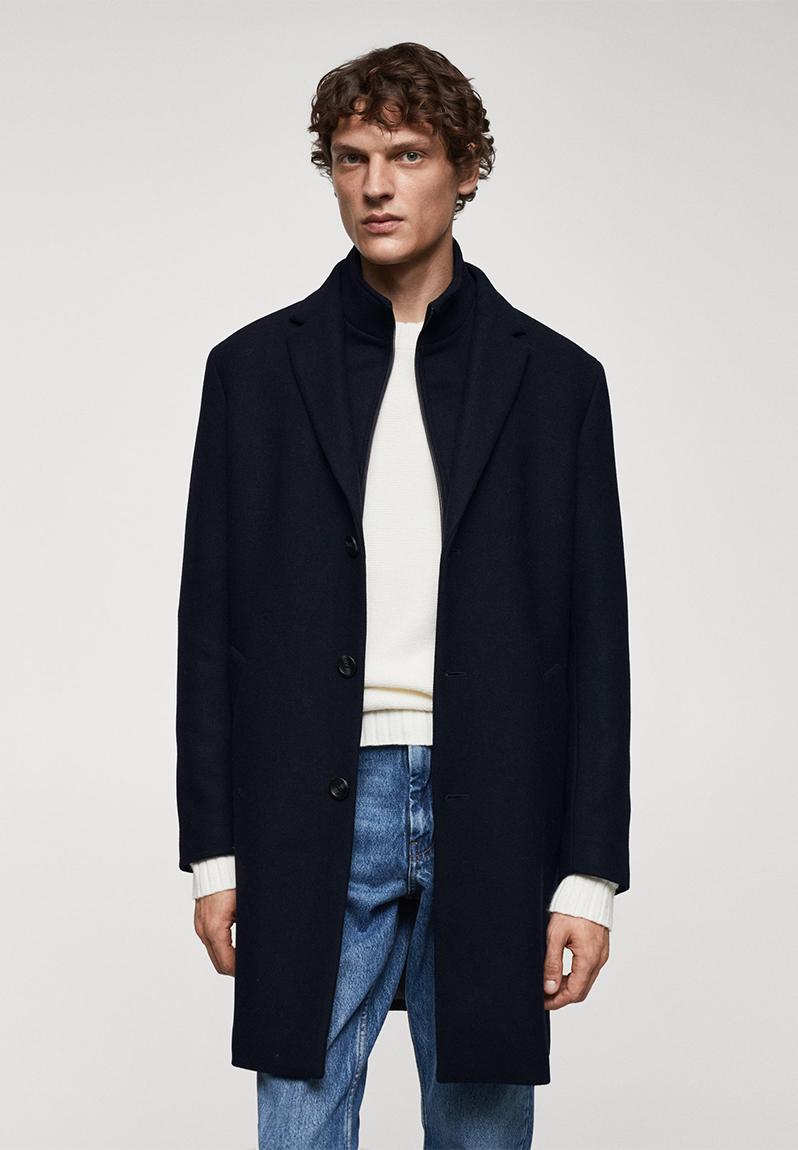 Coat uriel - navy MANGO Jackets | Superbalist.com