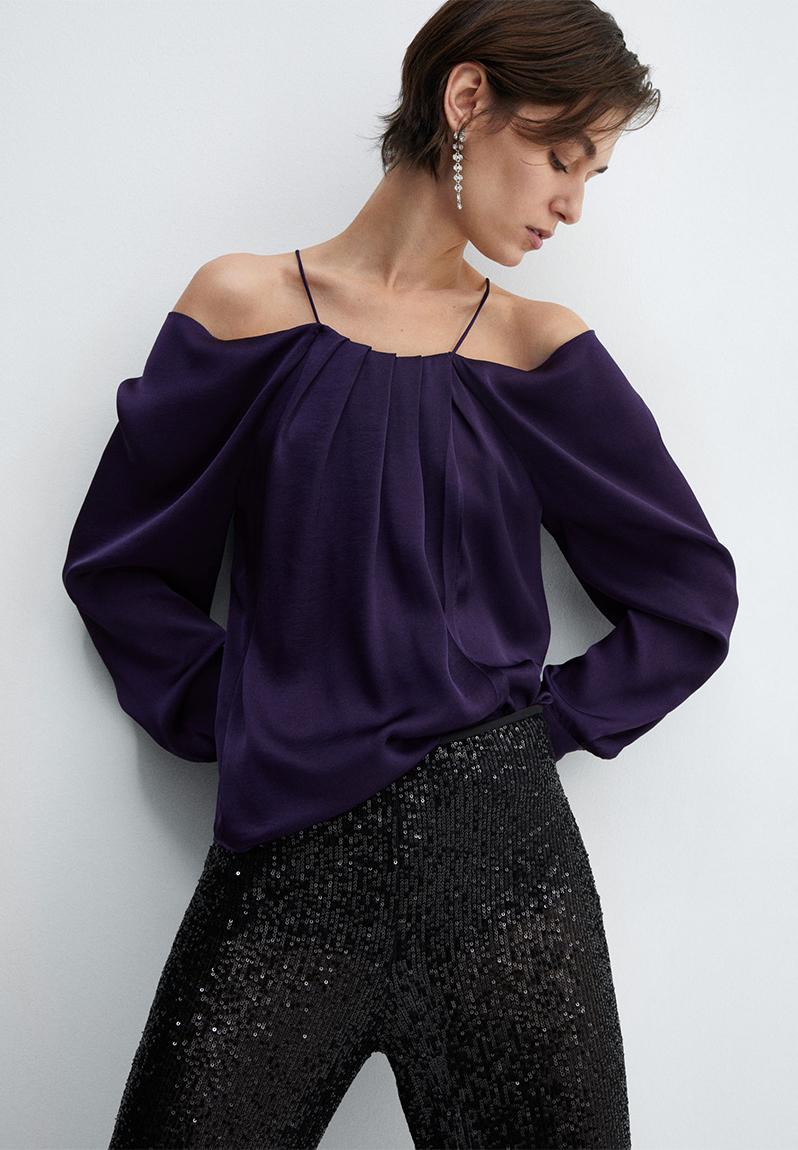 Blouse shell - dark blue