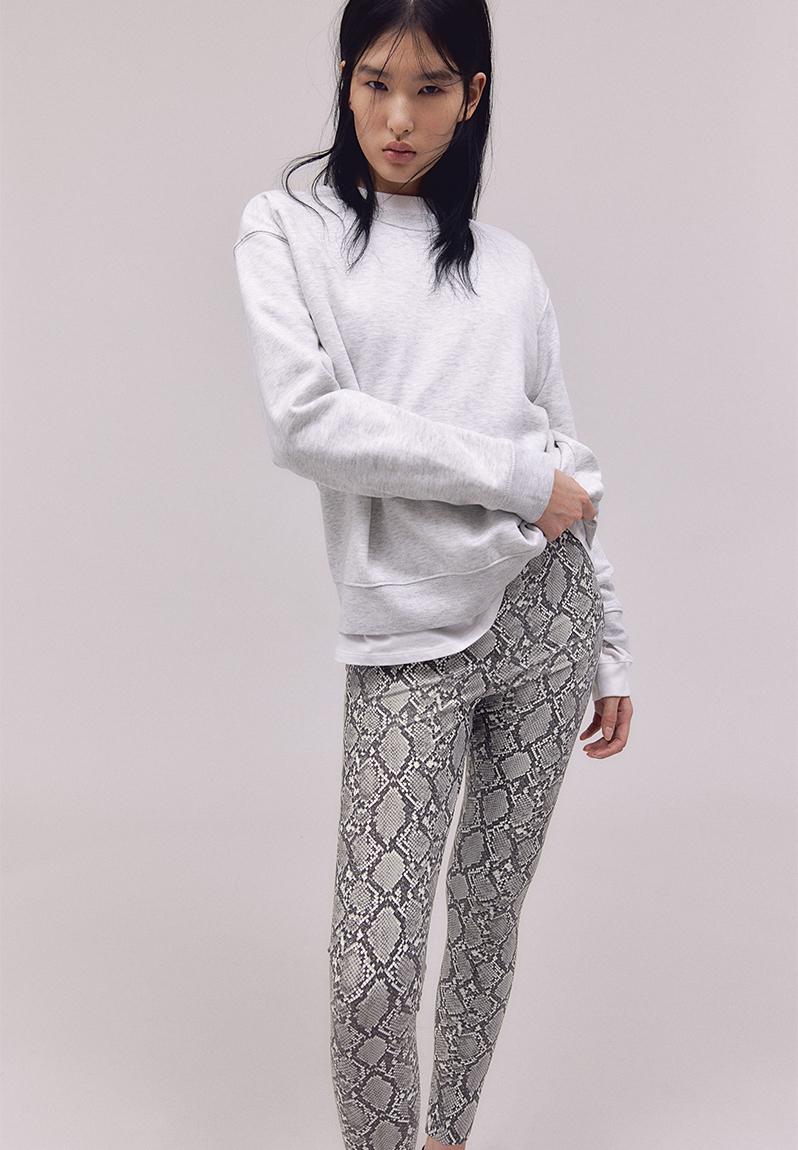 Crocodile Cartoon Pattern Print Women Leggings
