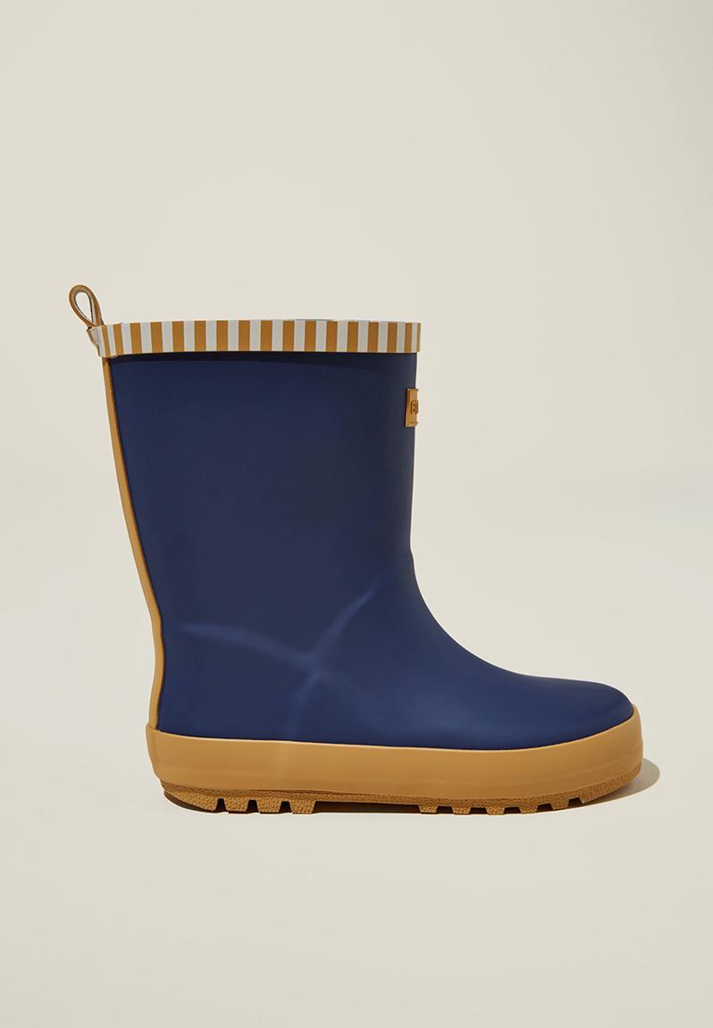 Kids rainboot - in the navy/mustard seed Cotton On Shoes | Superbalist.com