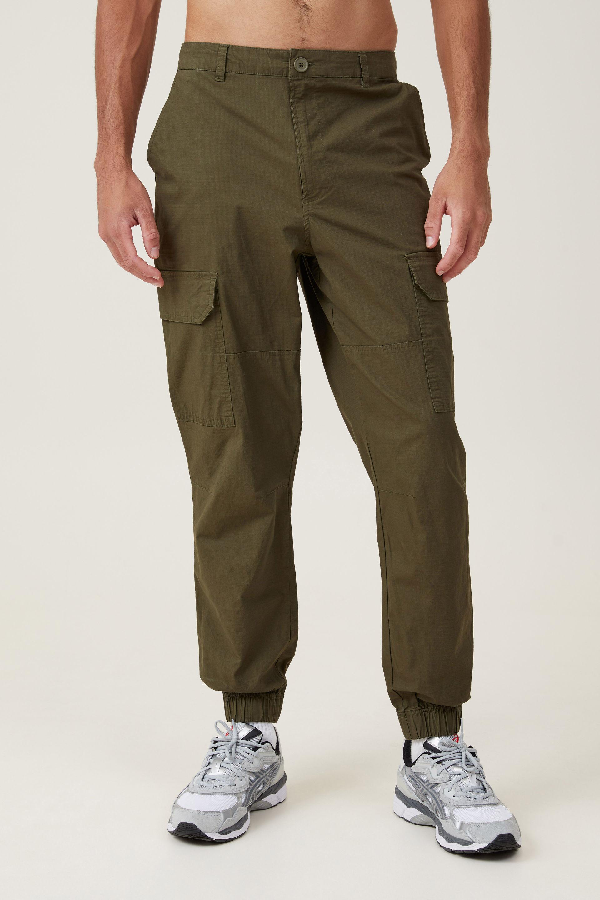 Ripstop Jogger Military Cotton On Pants And Chinos 8263