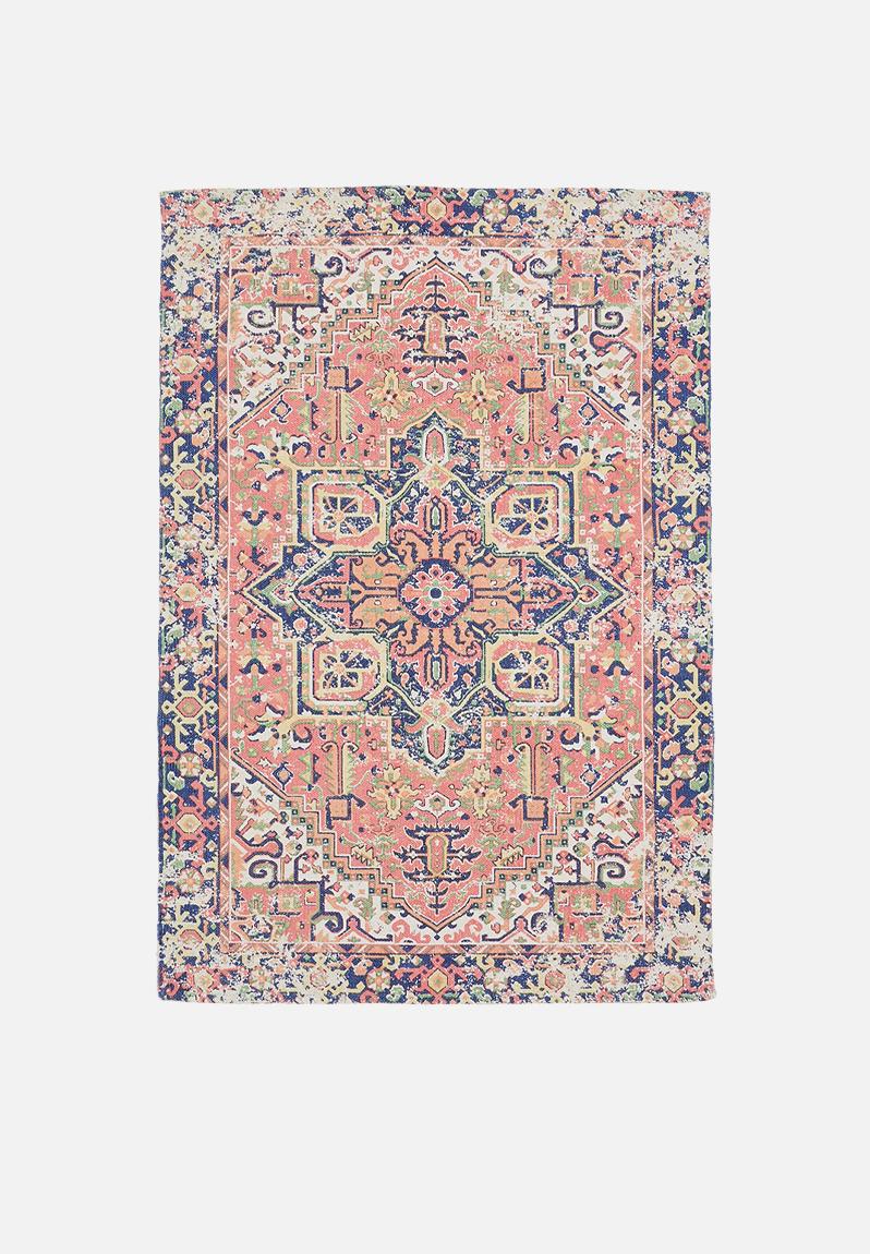 Cotton Antique printed Rug - Multi6