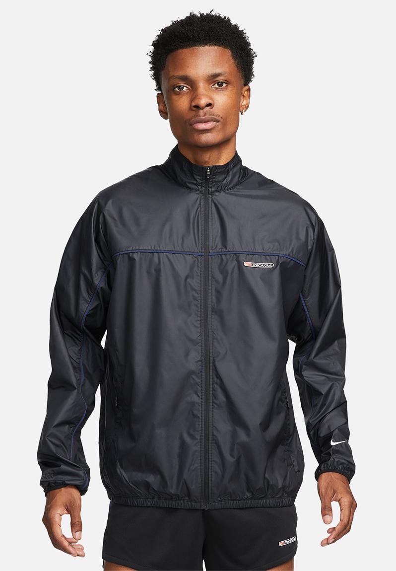 M NK SF TRACK CLUB JACKET - BLACK/MIDNIGHT NAVY/SUMMIT WHITE 1 Nike ...