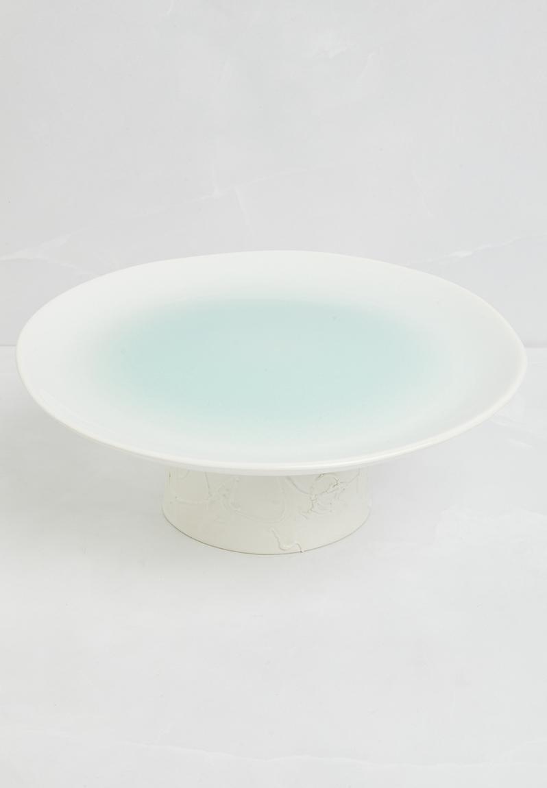 Kaloh Cake Stand - Turquoise Urchin Art Dining & Serveware ...