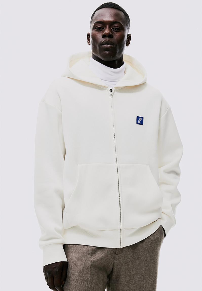 White Hoodie Size M main image 1