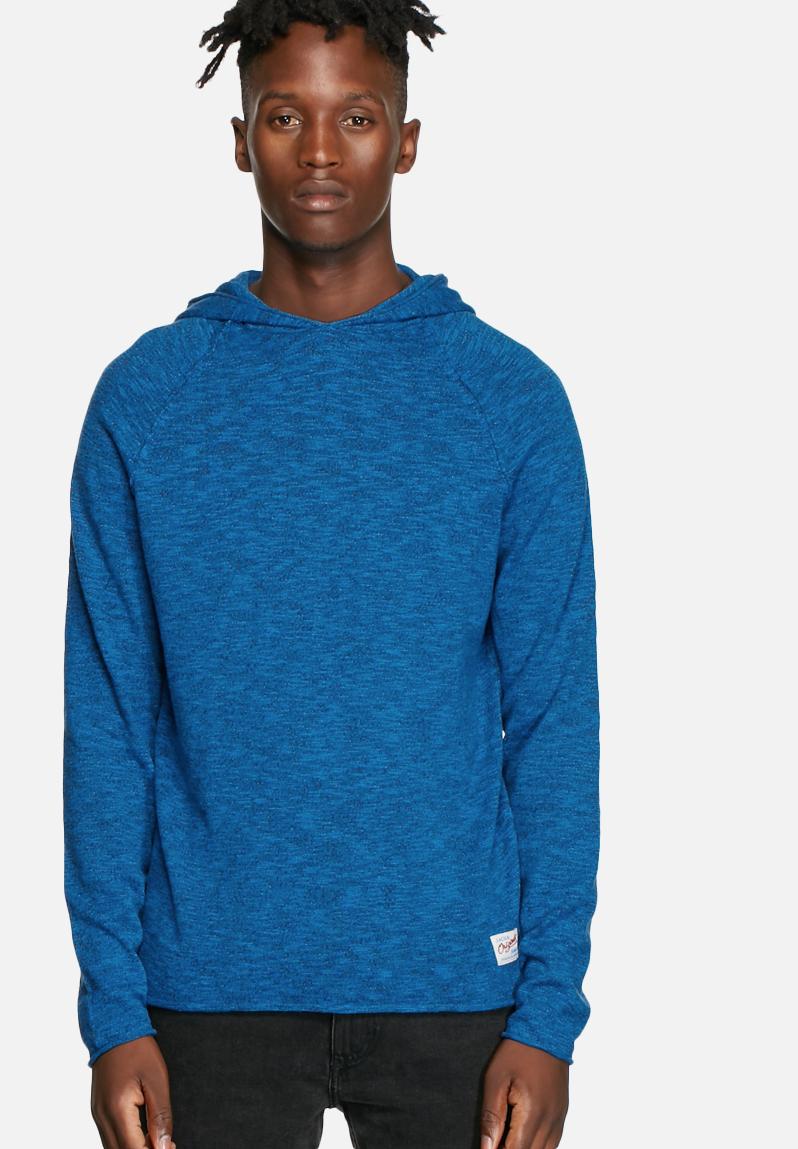 Mono Knit Hood - Imperial Blue Jack & Jones Knitwear | Superbalist.com