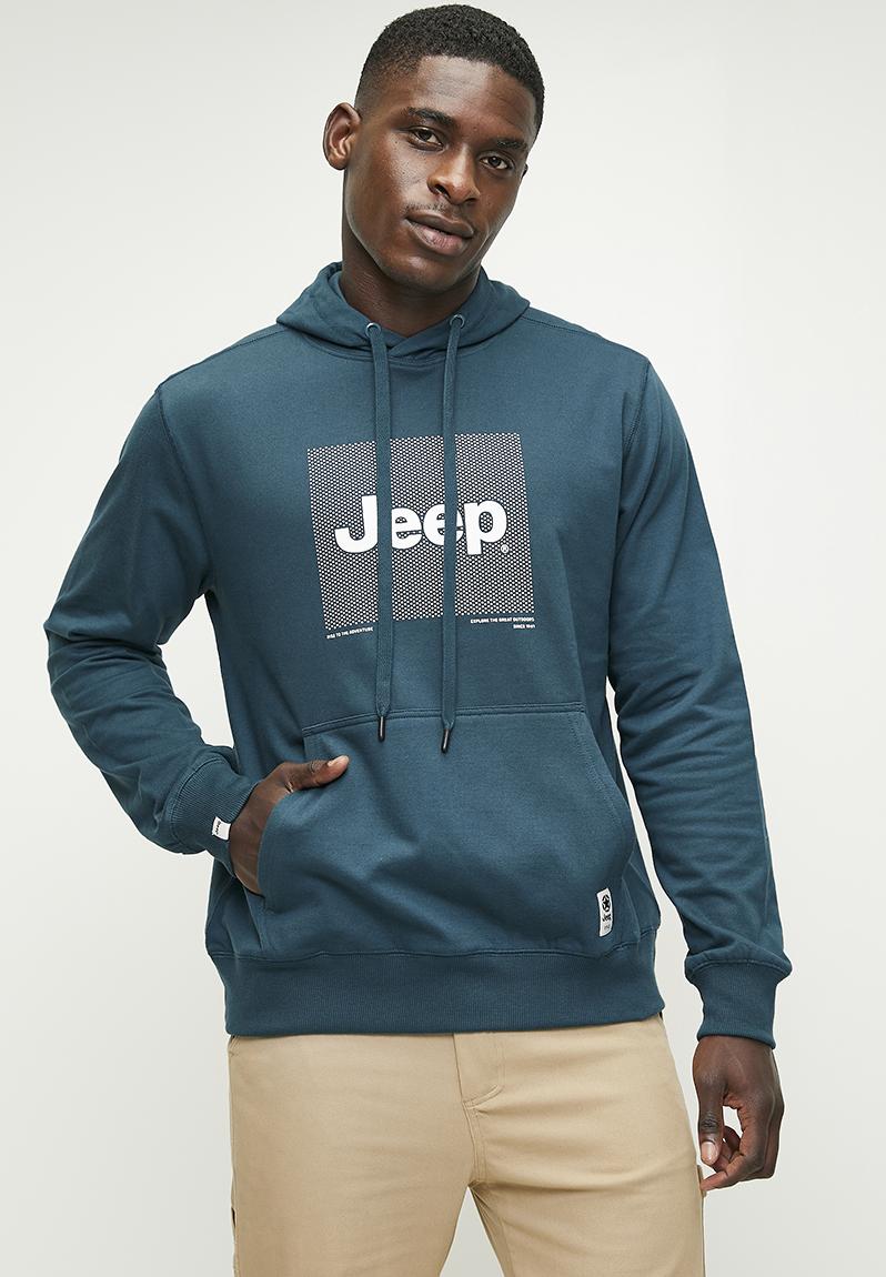 Fleece sweat with hood - oceanic JEEP Hoodies & Sweats | Superbalist.com