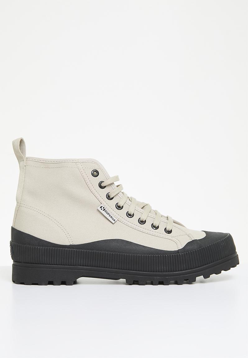 2469 alpina wave canvas wave foxing boot - grey columbia black SUPERGA ...