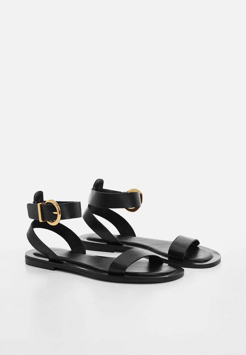 Claudia ankle strap sandal - black MANGO Sandals & Flip Flops ...